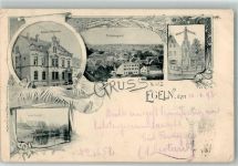 39435 O3253 Egeln 1898 Gebrauchsspuren Kaiserl. Postamt Kriegerdenkmal Kgl. Domäne