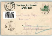 39435 O3253 Egeln 1898 Gebrauchsspuren Kaiserl. Postamt Kriegerdenkmal Kgl. Domäne