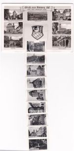 92224 W8450 Amberg , Oberpf AK mit Leporello ausziehbarer Papierstreifen