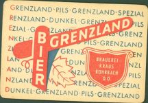 Rohrbach in Oberösterreich Grenzland Bier Brauerei Kraus Ak Format Bierdeckel
