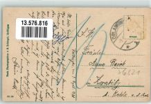 07407 O6821 Heilingen 1920 - Gasthaus Heilingen Nachporto