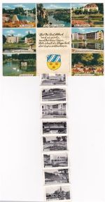 93077 W8403 Bad Abbach AK mit Leporello ausziehbarer Papierstreifen