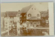 86911 W8918 Dießen a. Ammersee BOAKC Hochwasser Ort lt. Stempel Privatfoto AK