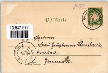 91781 W8832 Weißenburg i Bay 1897 Lithographie Ellinger Tor Holzmarkt Rathaus
