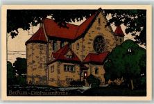59269 W4720 Beckum , Westf Künstlersteindruck Liebfrauenkirche St. Stephanus