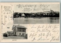 86911 W8918 Dießen a. Ammersee 1903 - Bahnhof Ammersee Ruderboot