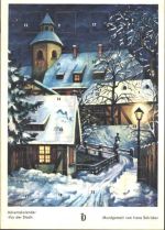 Adventskalender mundgemalt von Irene Schricker Kalender