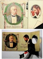 Mechanik Klappkarte Zeppelin, F. Graf von BOAKC