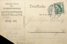 Mechanik Klappkarte Zeppelin, F. Graf von BOAKC