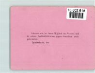 W6420 Lauterbach (Hessen) Krieger Verein Mitgliedskarte 1903 Ephemera Ausweis KEINE AK