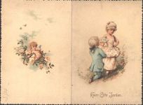 Hochzeitsfeier Menukarte 1895 Keine AK ca. 19 x 14 cm Speisekarte Überformat