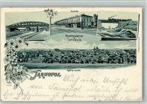 Ternopil Tarnopol 1900 BOAKC Bahnhof Lithographie