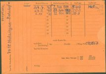 72555 W7430 Metzingen , Württ Kleinposten bis 20 Lot mit 5 AK Musterkarten Original aus Metzarchiv Bestellvorgänge und Auflagenzahlen