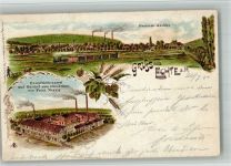 37589 W3355 Echte 1901 BOAKC Lithographie Dampfbierbrauerei & Gasthaus zum Gambrinus Hopfen