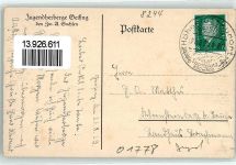 01778 O8244 Geising Künstlerkarte Jugendherberge siegniert