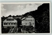 72270 W7292 Schwarzenberg Gebrauchsspuren Kurhaus Murgtalperle Foto AK