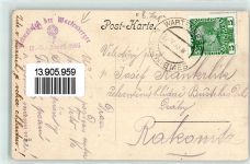 Nova Ves Wartenberg - Stempel Heimfest 1905