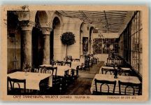 17419 O2252 Seebad Ahlbeck - Cafe Tannenburg Musikzimmer Terrasse