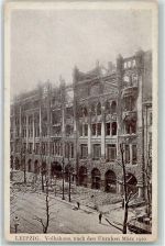 O7000 Leipzig Volkshaus nach den Unruhen 1920 Revolution