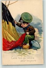 Propaganda Kind Holzschuhe Kanonenkugel Castelli, V.
