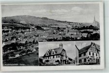 55596 W6558 Waldböckelheim Gebrauchsspuren Bürgermeisteramt Gasthaus Rech Kirche