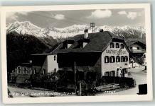 6080 Igls Foto AK Gasthaus Pension Traube Fahrrad Berge