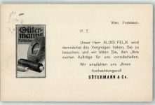 Wien 4. Bezirk, Wieden Gütermanns Nähseide Ankündigung Vertreter Werbung Mode