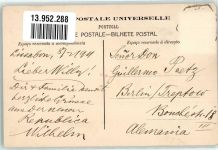Lisboa Lissabon 1911 Gebrauchsspuren Flagge Wappen Ort handschriftlich