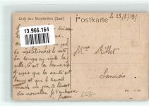 66538 W6680 Neunkirchen , Saar 1919 - Ev. Gemeindehaus Verlag C. Deuster