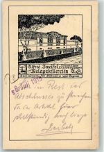 W7890 Waldshut Alfred Zweifel Transitlager Malagakellereien AK Wein 1916 Künstlerkarte