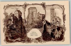 72805 W7414 Lichtenstein , Württ - Schloss Lichtenstein 1400 - 1800
