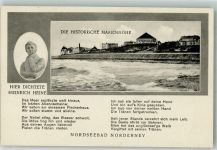 W2982 Norderney Die historische Marienhöhe Dichter Heinrich Heine + Gesicht Jüdische Persönlichkeit