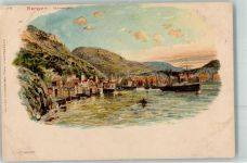Bergen Gebrauchsspuren Hafen Schiff