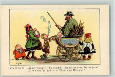 Humor KInder Zigarette AV Nr.1969 Zille, H. Künstlerkarte