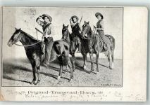 Transvaal Boers auf einem Pferd Buren 1898 Gebrauchsspuren