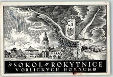 Rokytnice v Orlickych horach Rokitnitz Gebrauchsspuren sign. Orab