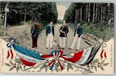 Grenzen Donon Frankreich Deutschland Grenze 1907 Gebrauchsspuren