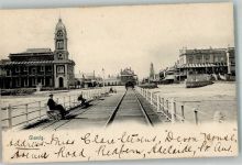 Adelaide 1906 Foto AK Glenelg Ort handschriftlich