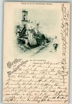 26757 W2972 Borkum 1897 Foto AK Leuchtturm