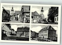 77731 W7608 Willstätt - Hauptstraße Kriegerdenkmal Schulhaus