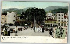 Madeira Foto AK Entrada da Cidade Briefmarke Bildseite