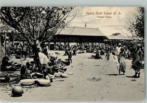 Accra 1920 Foto AK Marktszene Tracht