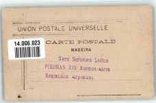 Madeira Foto AK Entrada da Cidade Briefmarke Bildseite