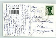 6850 Dornbirn 1953 Sonderstempel Ausstellung Auto