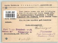 14770 O1800 Brandenburg an der Havel Gebrauchsspuren Neustädt. Schützengilde gelocht