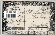 Feldgraue Weihnachtsmann bringt Liebesgaben Karte Nr. 2 Weihnacht im Feld WK I 1916 Künstlerkarte