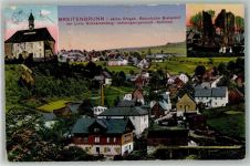 08359 O9434 Breitenbrunn /Erzgeb. 1913 - Sächsisches Erzgebirge