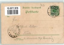 72379 W7450 Hechingen 1899 Gebrauchsspuren Lithographie Burg Hohenzollern Kloster-Stetten