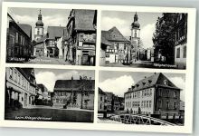 77731 W7608 Willstätt - Hauptstraße Kriegerdenkmal Schulhaus