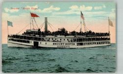 Providence Steamer Mount Hope, Narragansett Bay, Rhode Island, Sidewheeler Raddampfer